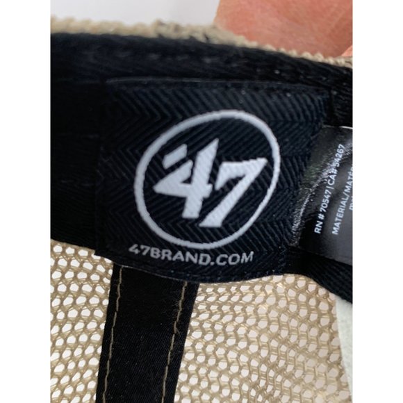 NFL 47 Brand Los Angeles Rams Blue Grey Logo NFL Football Cap NWT Trucker 6767 - Picture 10 of 12